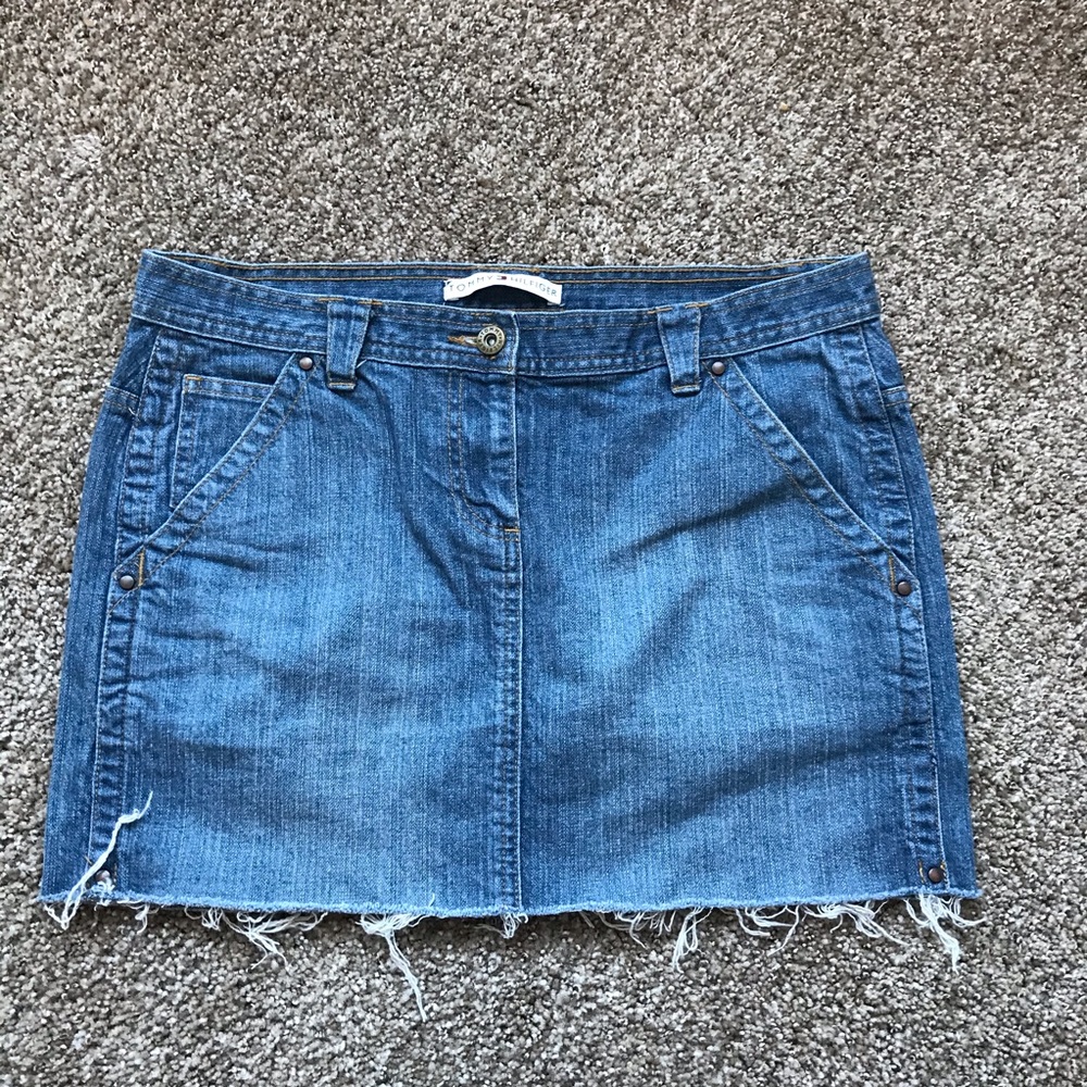 VTG Tommy Hilfiger Denim Mini Skirt